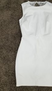 Lulus sleek, white dress